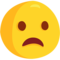 Frowning Face With Open Mouth emoji on Messenger